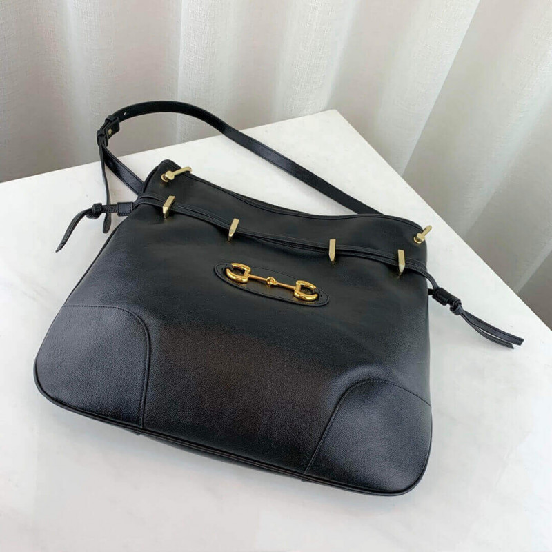 Replica Gucci 1955 Horsebit Tanned Leather Messenger Bag 602089