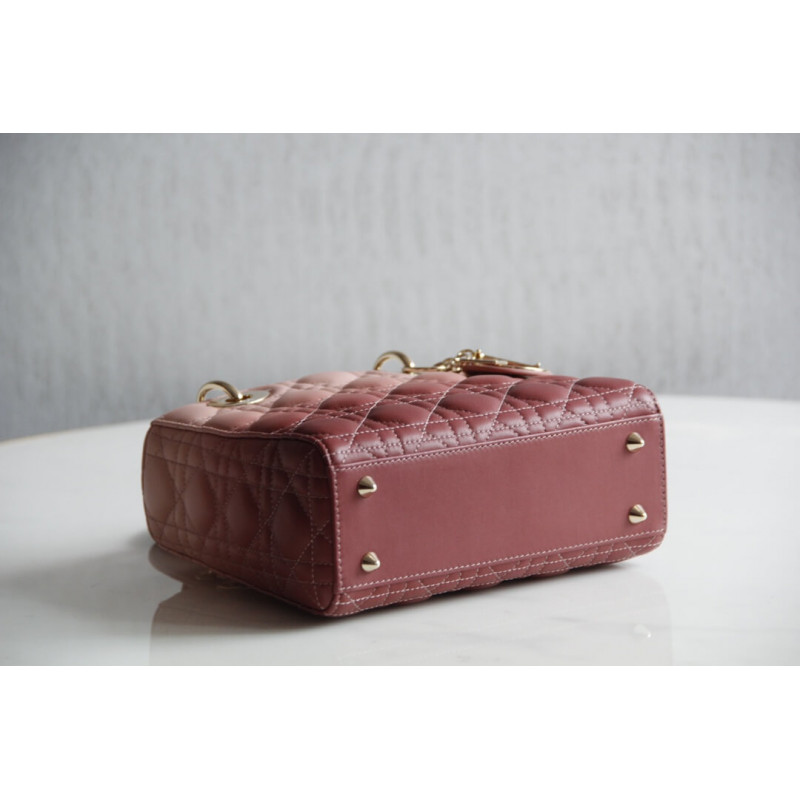 Replica Lady Dior My Abcdior Bag In Pink Gradient Cannage Lambskin M0538