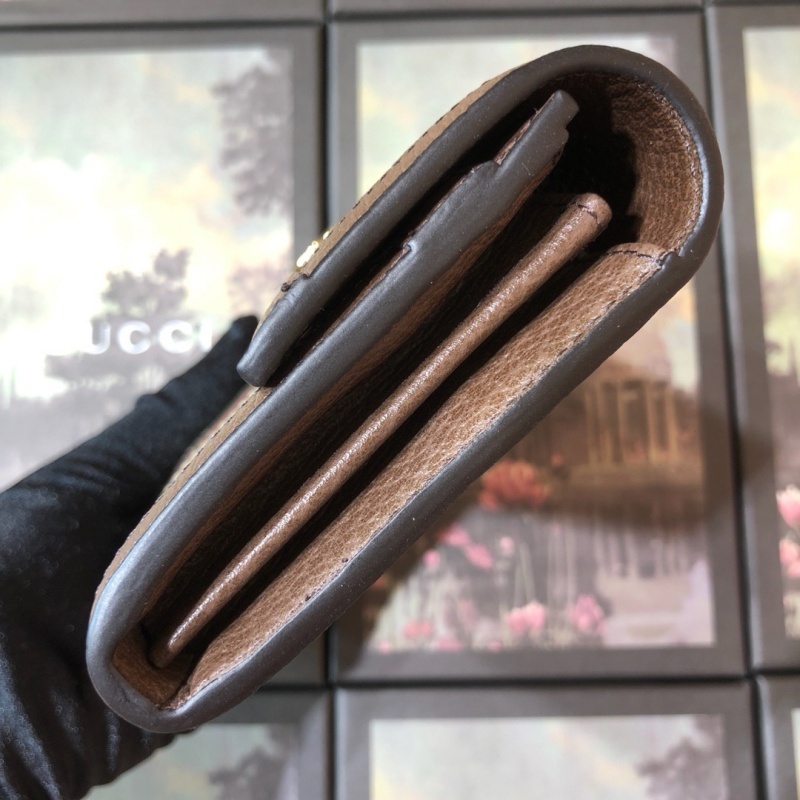 Replica Gucci Aaa-Ophidia Continental Wallet Beige