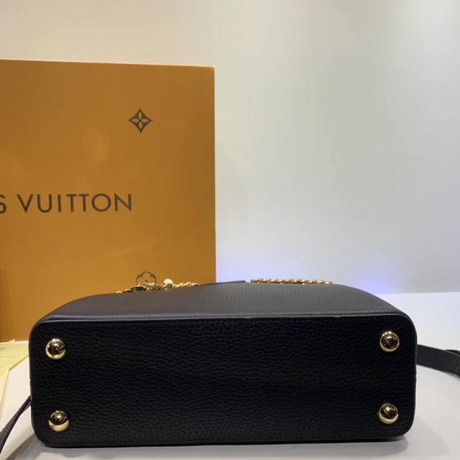 Replica Louis Vuitton Taurillon Leather Capucines Pm M52963