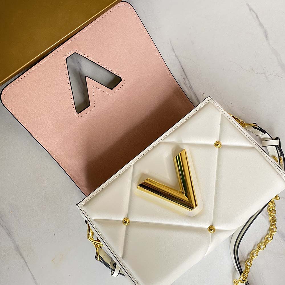 Replica Louis Vuitton Twist Pm- Black/Brown/White