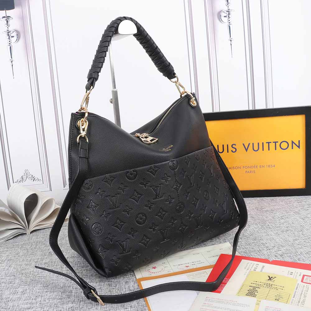 Replica Louis Vuitton Melie M44014 Black/Navy/White/Beige