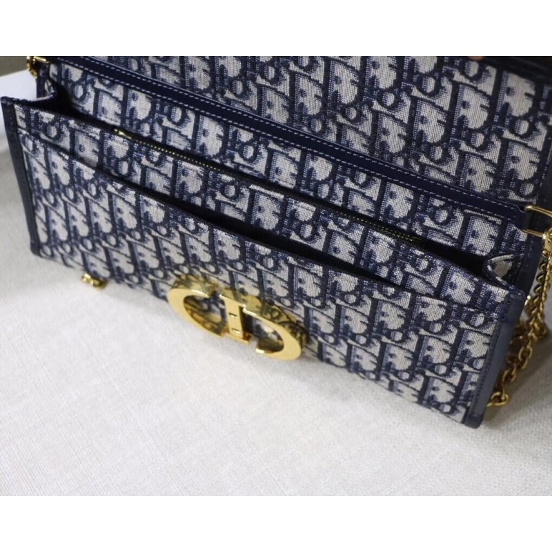 Replica Christian Dior 30 Montaigne Jacquard Canvas Clutch Bag M9206