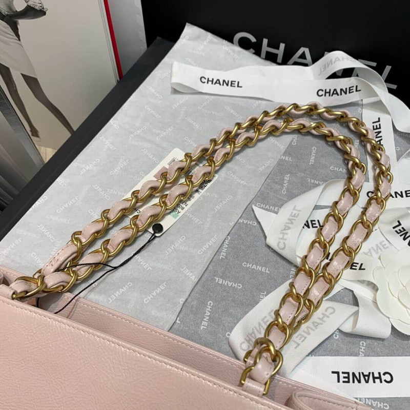 Replica Chanel Shiny Aged Calfskin Shopping Bag As1945