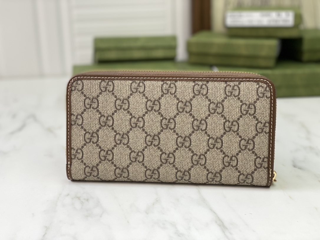 Replica Gucci Horsebit 1955 Zip Around Wallet