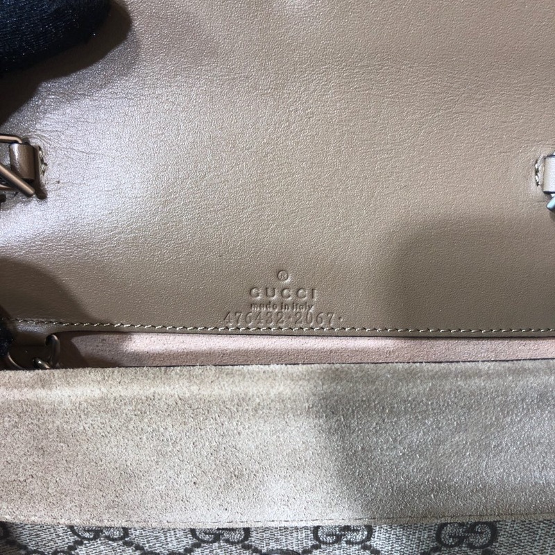 Replica Gucci Dionysus Leather Canvas Super Mini Bag