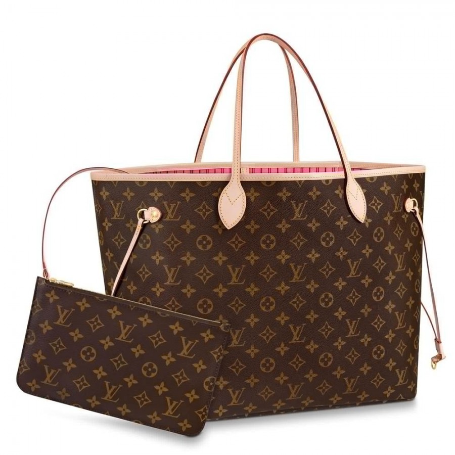 Replica Louis Vuitton Monogram Canvas Neverfull Gm M40990 Pink
