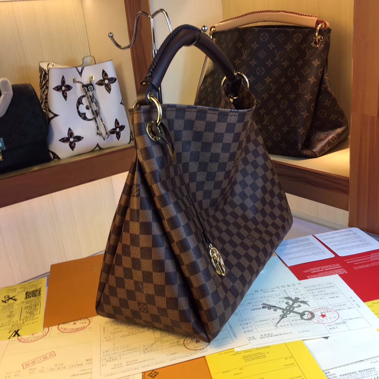 Replica Louis Vuitton Artsy Mm M44869 White/Brown
