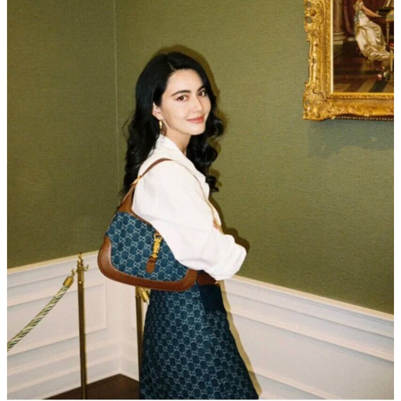 Replica Gucci Denim Jackie 1961 Small Shoulder Bag 636706