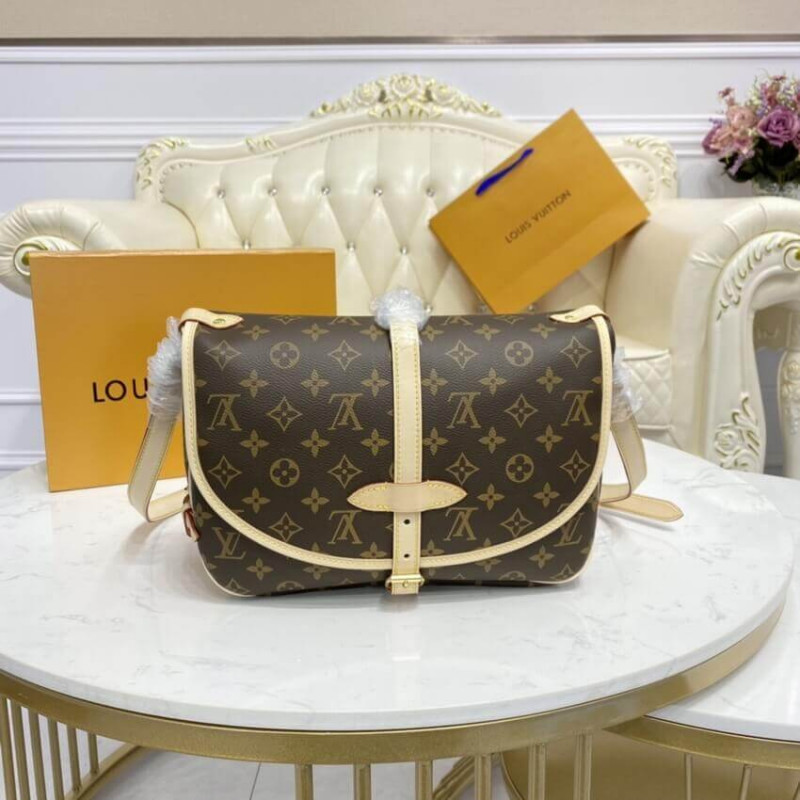 Replica Louis Vuitton Monogram Canvas Saumur Mm M40710