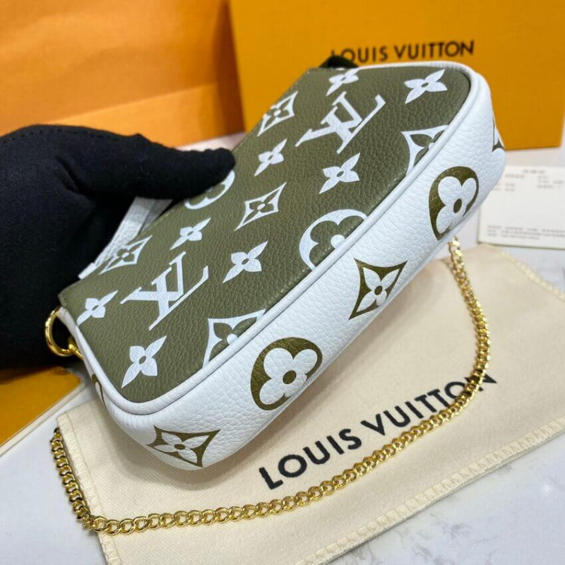 Replica Louis Vuitton Monogram Empreinte Leather Mini Pochette Accessoires M81284