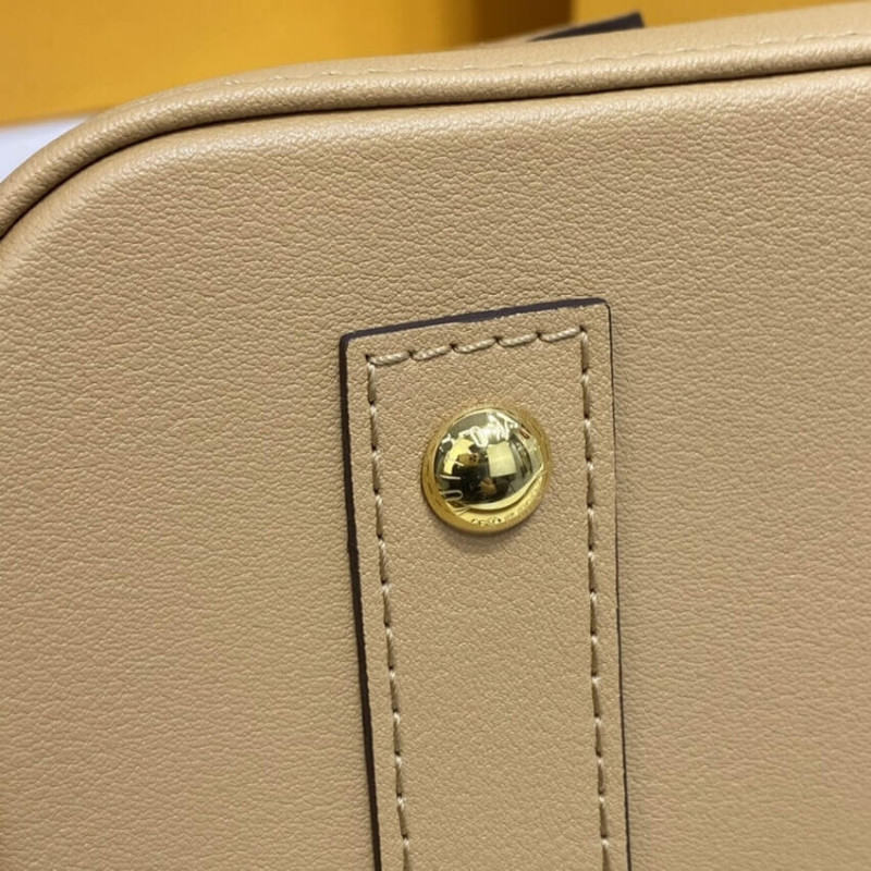 Replica Louis Vuitton Alma Bb Monogram Metal In Beige M58638