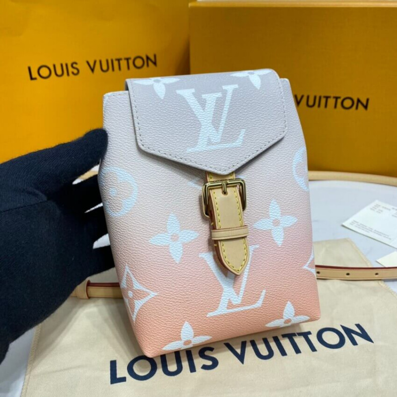 Replica Louis Vuitton Tiny Mini Backpack M45764 Mist Gray