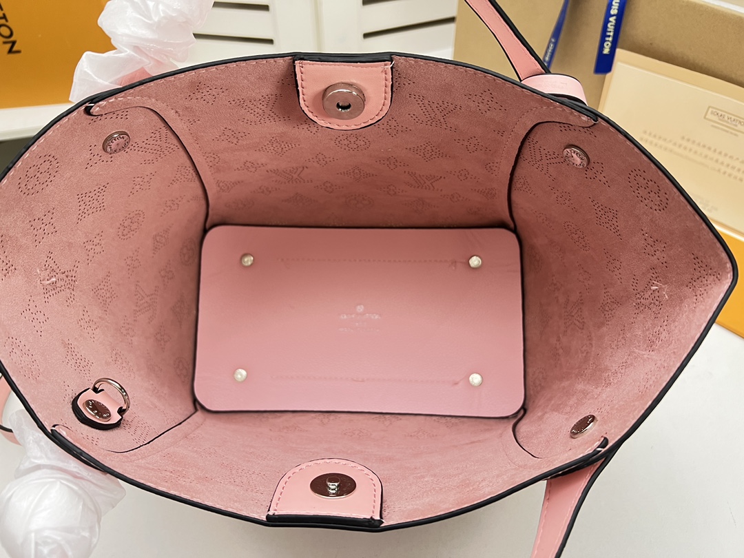 Replica Louis Vuitton Hina Pm- Beige/Pink/White