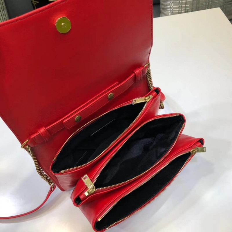 Replica Saint Laurent Ysl Angie Chain Bag In Quilted Lambskin 568906