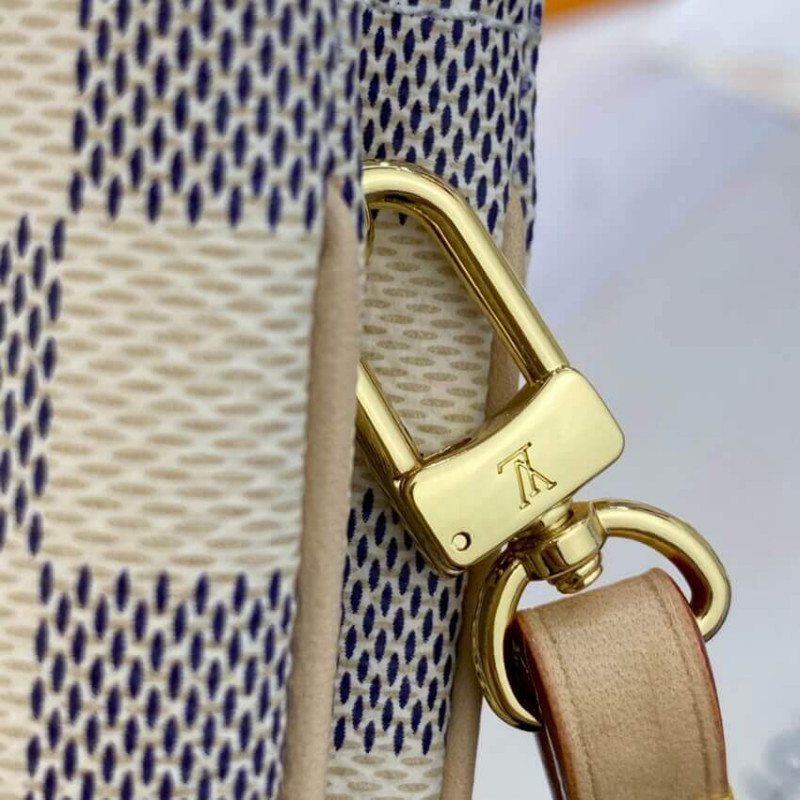 Replica Louis Vuitton Damier Azur Double Zip Pochette N60460