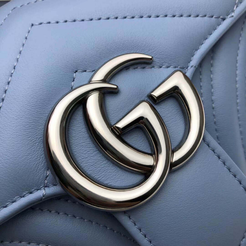 Replica Gucci Gg Marmont Matelasse Chevron Leather Mini Bag 446744