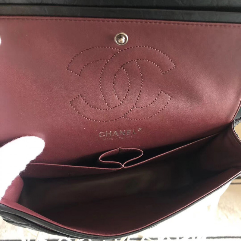 Replica Chanel 2.55 Aged Calfskin Leather Flap Bag A37586