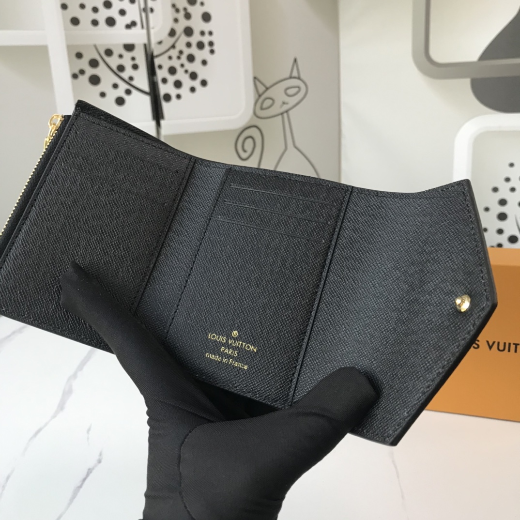 Replica Louis Vuitton Aaa-Game On Zoe Wallet M41938 Black/White