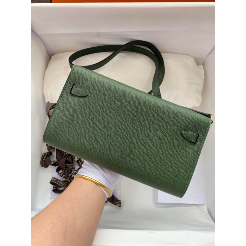 Replica Hermes Kelly Wallet To Go Woc 499041 Army Green
