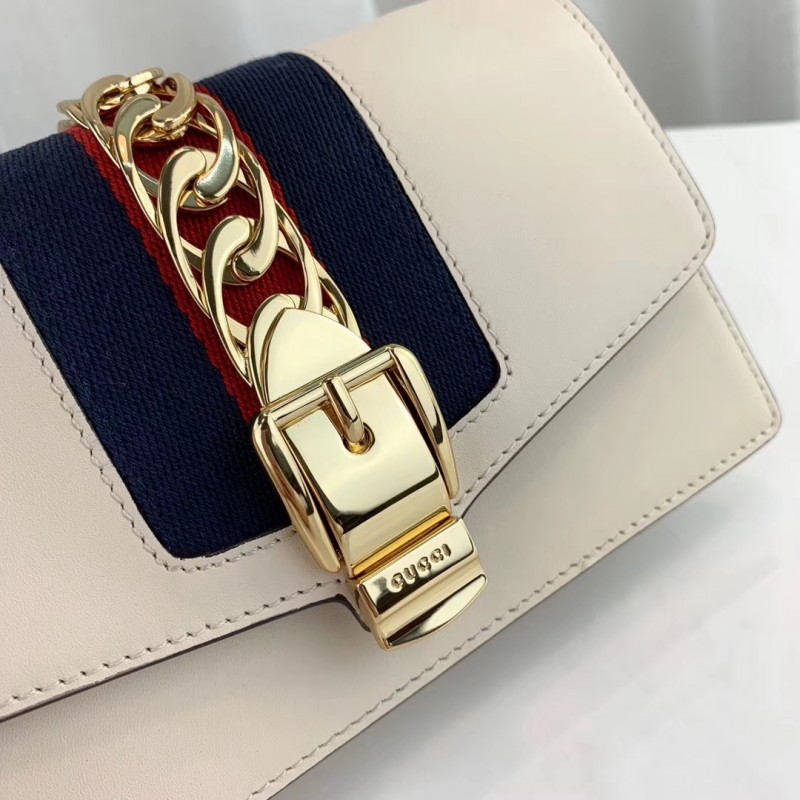 Replica Gucci Sylvie Leather Super Mini Bag 494646
