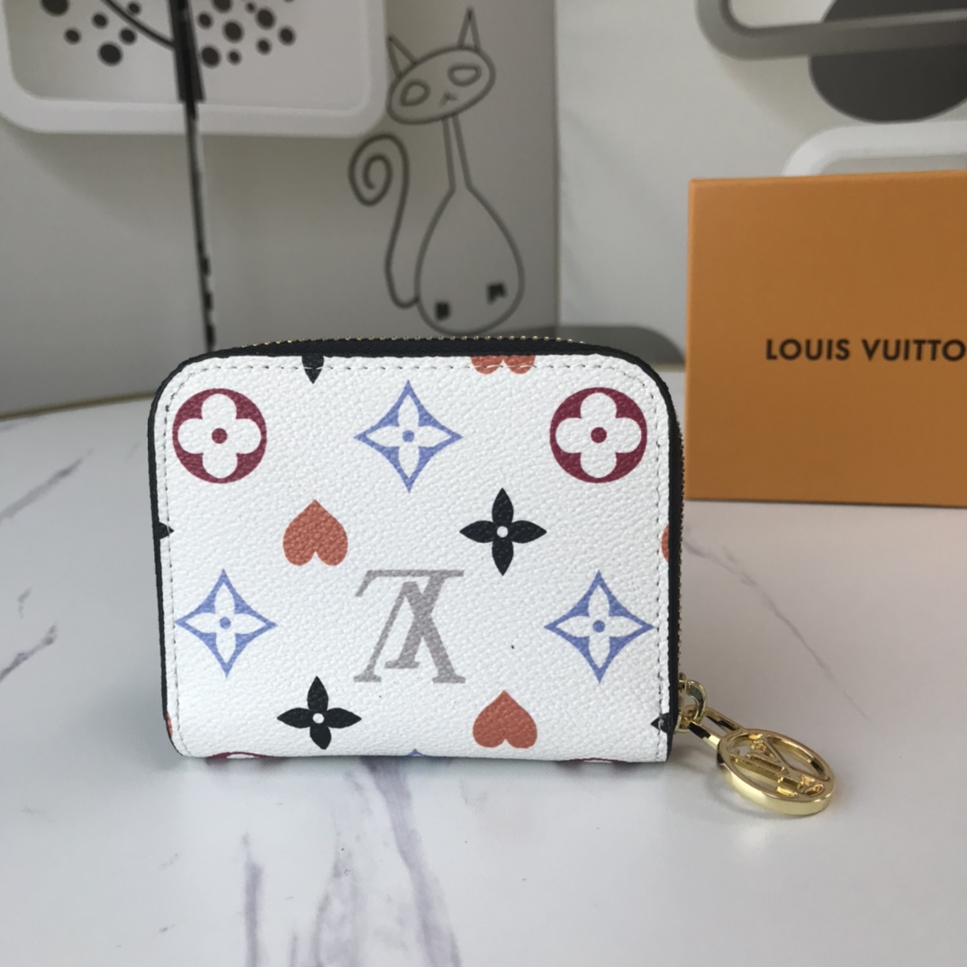 Replica Louis Vuitton Game On Zippy Coin Purse M80305 Black/White
