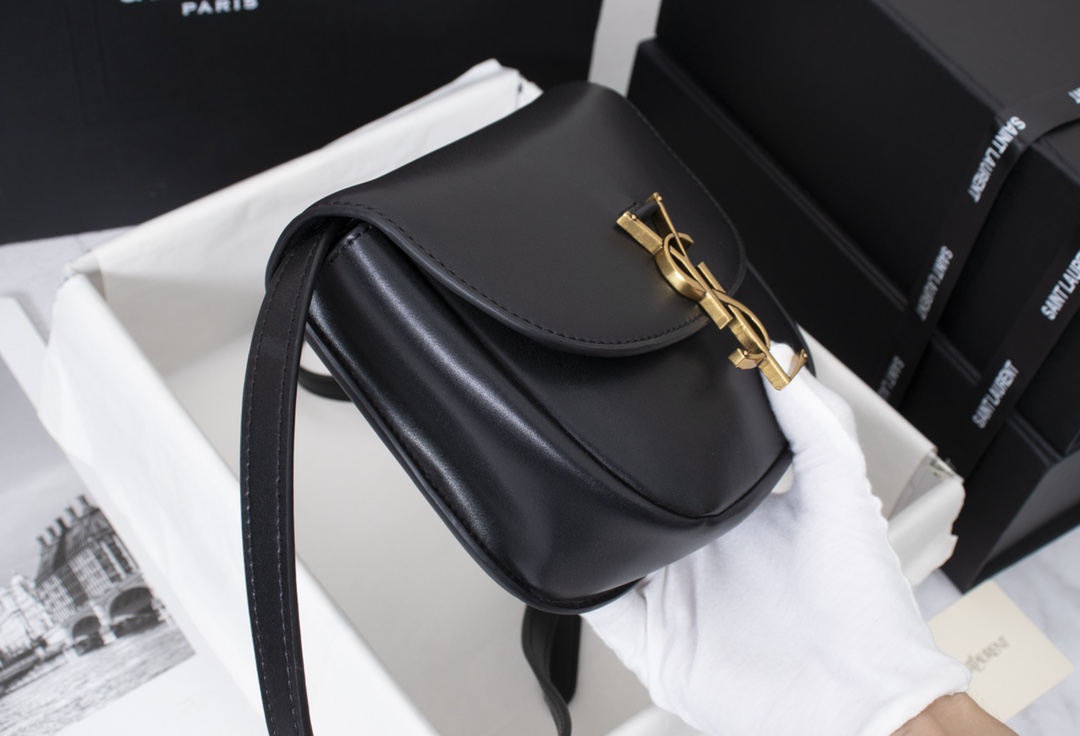 Replica Ysl Kaia Small Satchel In Smooth Leather