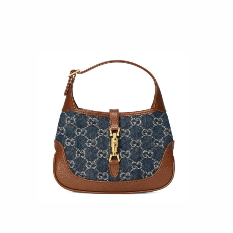 Replica Gucci Denim Jackie 1961 Mini Shoulder Bag 637092