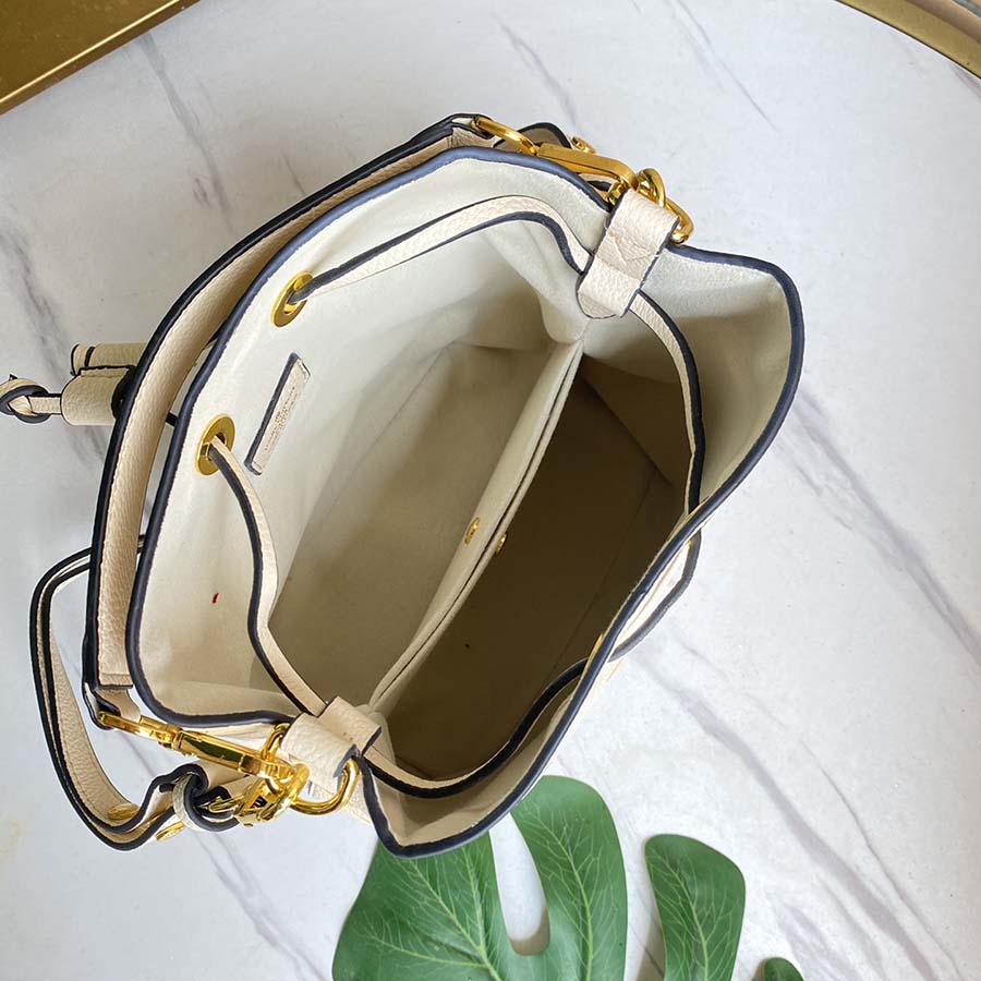 Replica Louis Vuitton Neonoe Bb Bucket Bag Blue/Beige/Pink