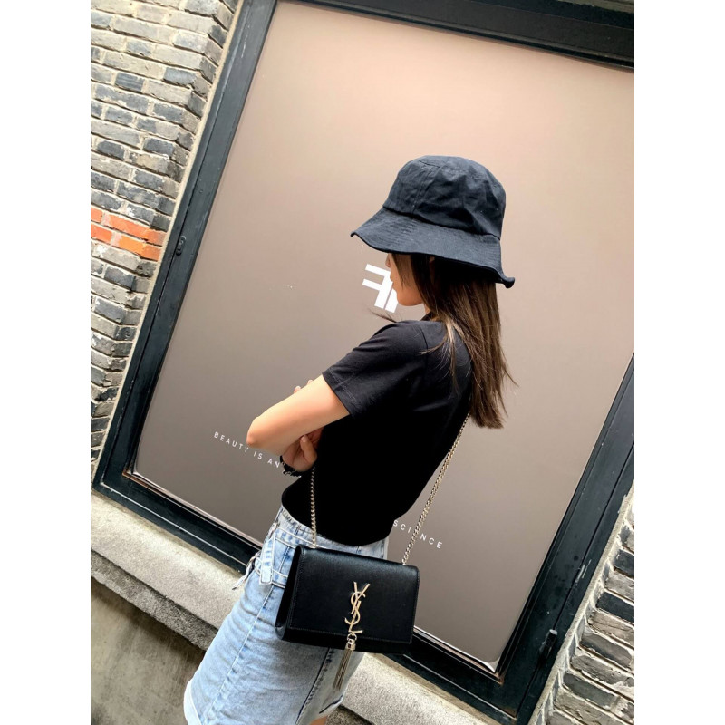 Replica Ysl Saint Laurent Kate Small With Tassel In Grain Leather 474366