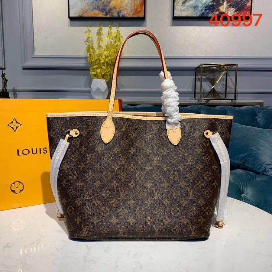 Replica Louis Vuitton Monogram Canvas Neverfull Mm M40997 Yellow