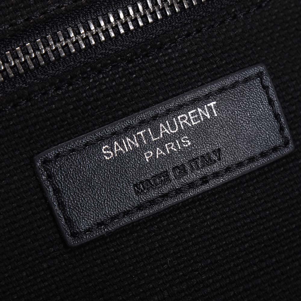 Replica Ysl Rive Gauche Tote Bag In Linen And Leather 4992