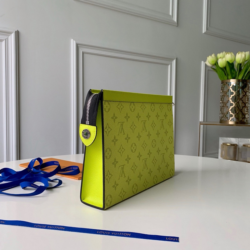 Replica Louis Vuitton Pochette Voyage Mm Yellow/White