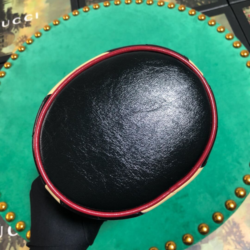 Replica Gucci Gg Marmont Mini Bucket Bag 575163 Beige/Black