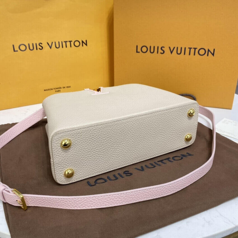 Replica Louis Vuitton Taurillon Leather Capucines Bb M57223