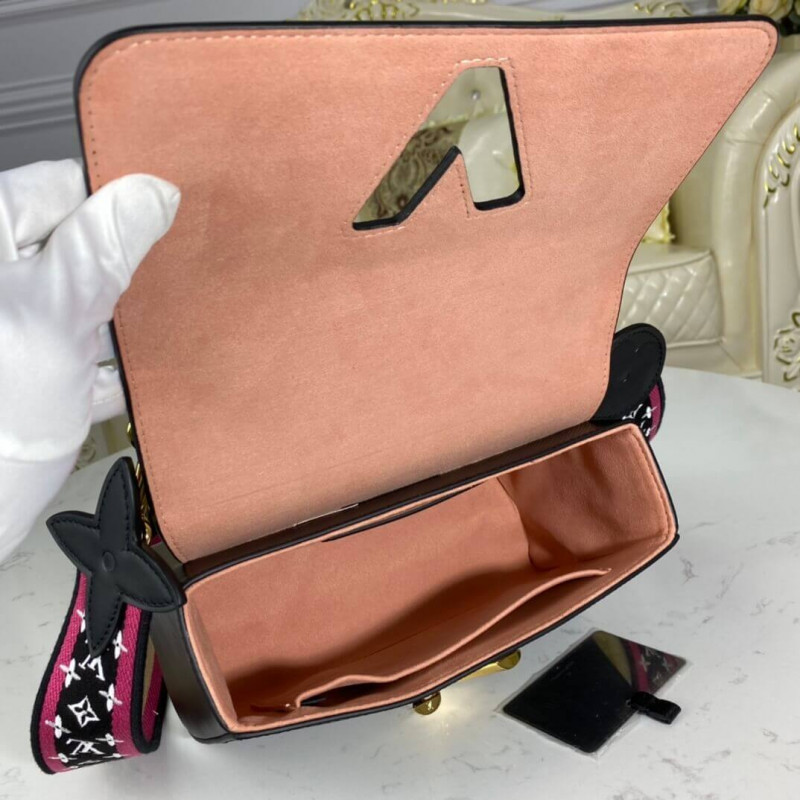 Replica Louis Vuitton Wide Embroidered Strap Twist Pm M57049