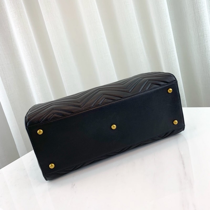 Replica Gucci Gg Marmont Medium Matelasse Top Handle Bag 443505
