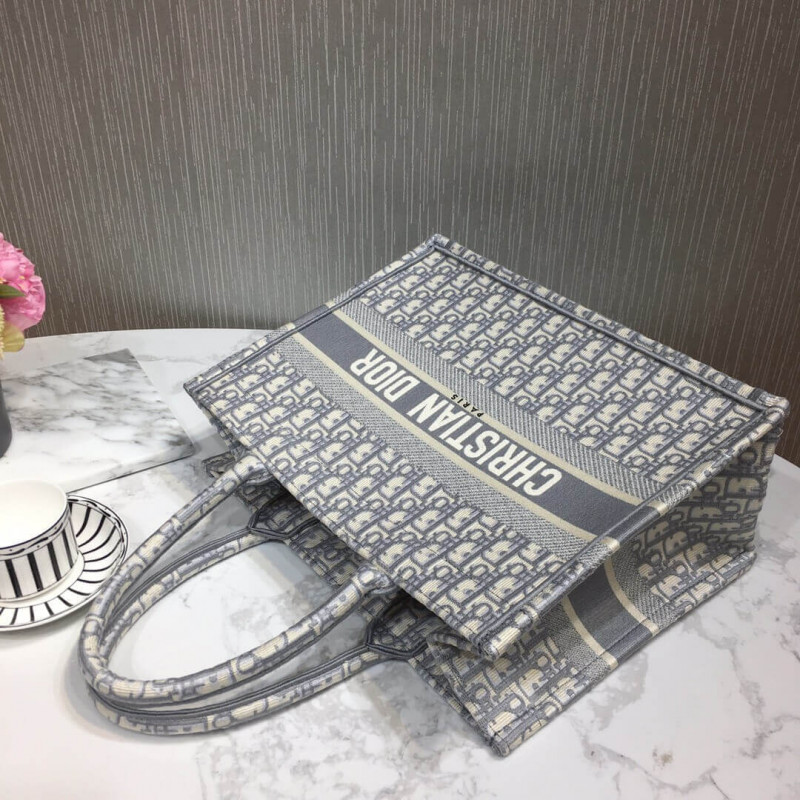 Replica Christian Dior Small Book Tote Oblique M1296