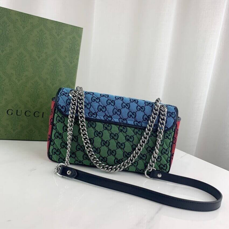 Replica Gucci Gg Marmont Multicolour Small Shoulder Bag 443497