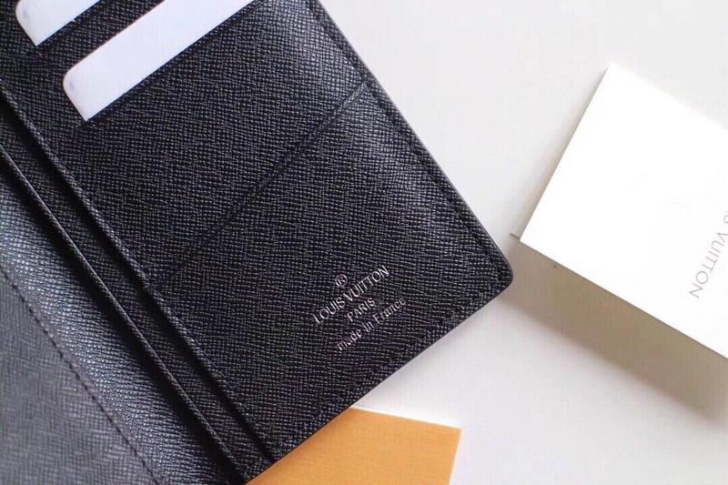 Replica Louis Vuitton Brazza Wallet Black