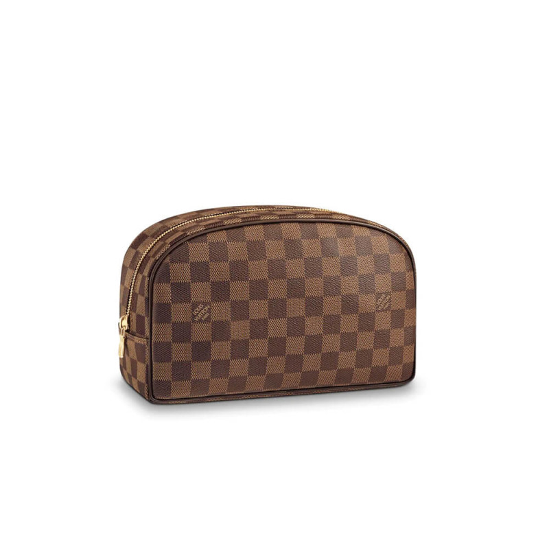 Replica Louis Vuitton Damier Ebene Canvas Toiletry Bag 25 N47624