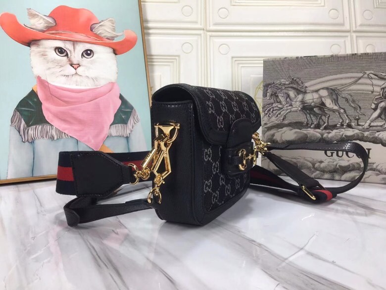 Replica Gucci Double G Horsebit 1955 Gg Mini Bag 658574