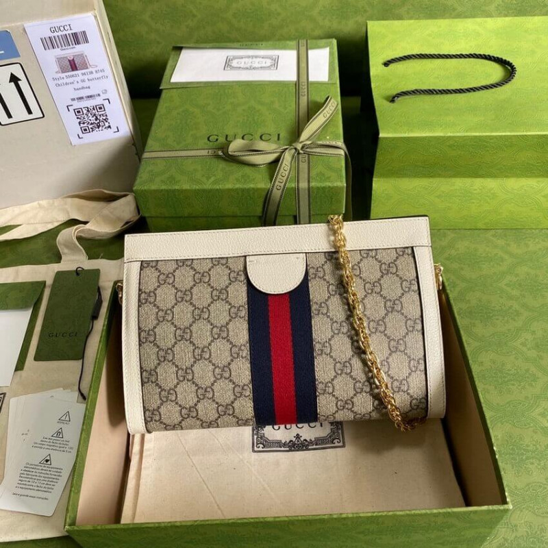 Replica Gucci Ophidia Gg Small Shoulder Bag 503877 White