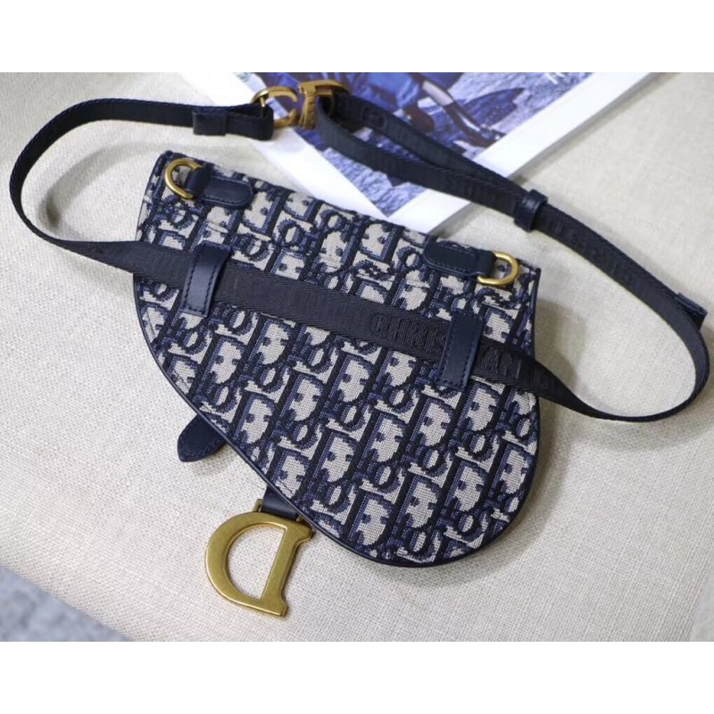 Replica Christian Dior Mini Oblique Saddle Bag M0447