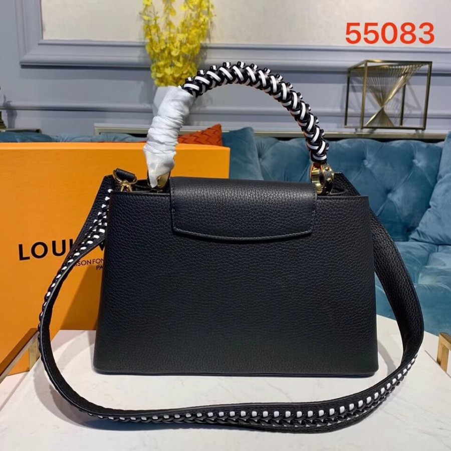Replica Louis Vuitton Taurillon Leather Capucines Pm M55083