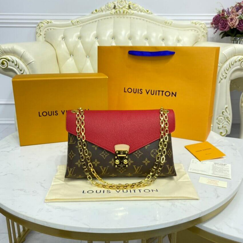 Replica Louis Vuitton Monogram Canvas Pallas Chain M41200 M41201 M41203