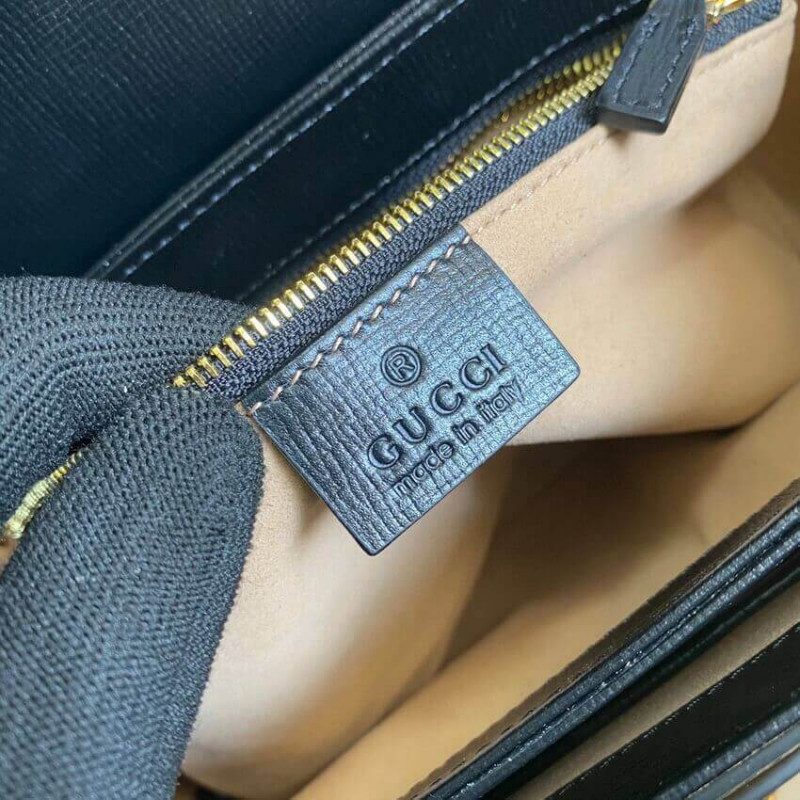 Replica Gucci Horsebit 1955 Small Bag 602204 In White/Sand Leather