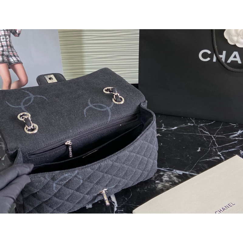Replica Chanel Denim Classic Flap Medium Bag As2071