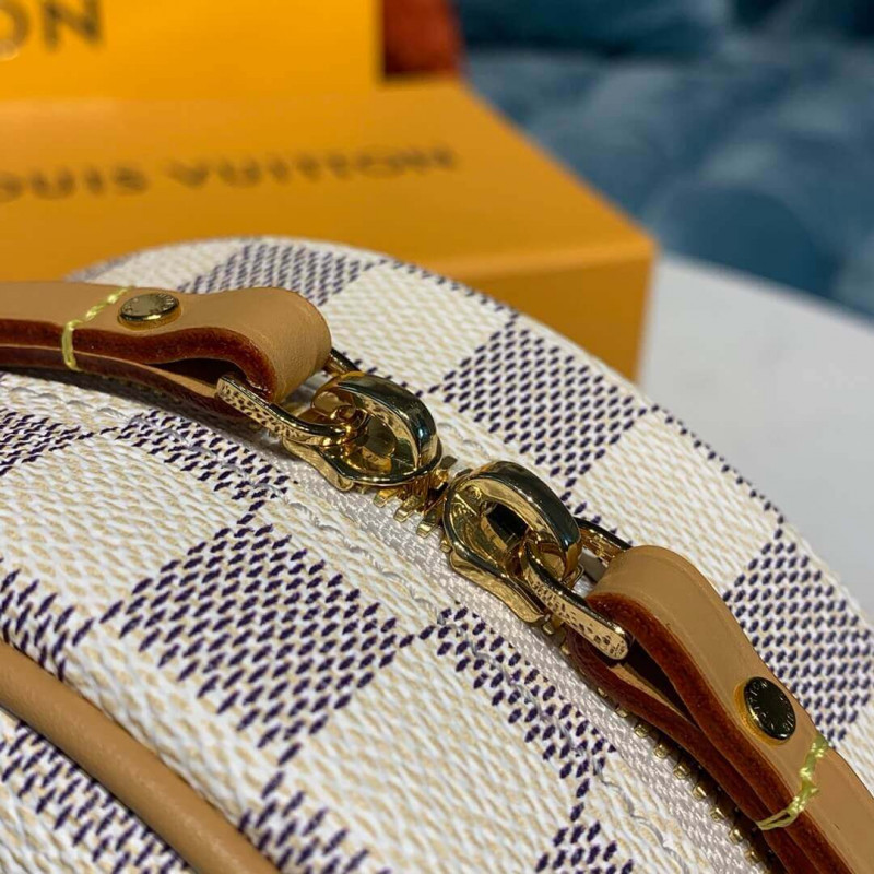 Replica Louis Vuitton Damier Azur Boite Chapeau Souple Pm N40333