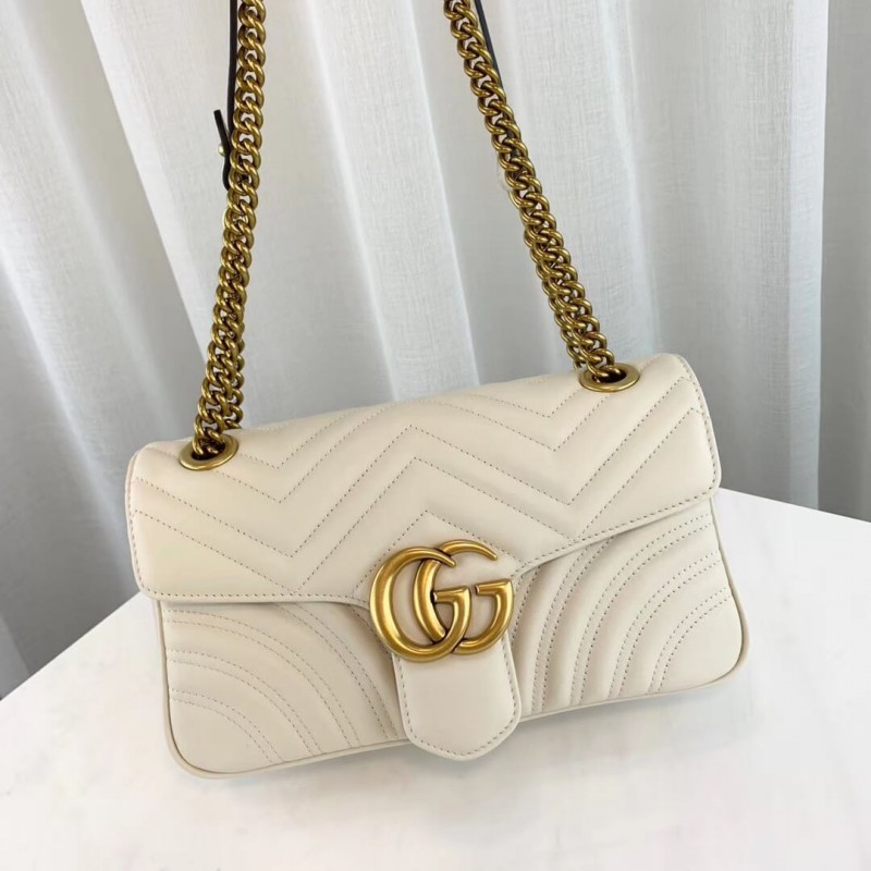 Replica Gucci Gg Marmont Matelasse Chevron Leather Small Shoulder Bag 443497